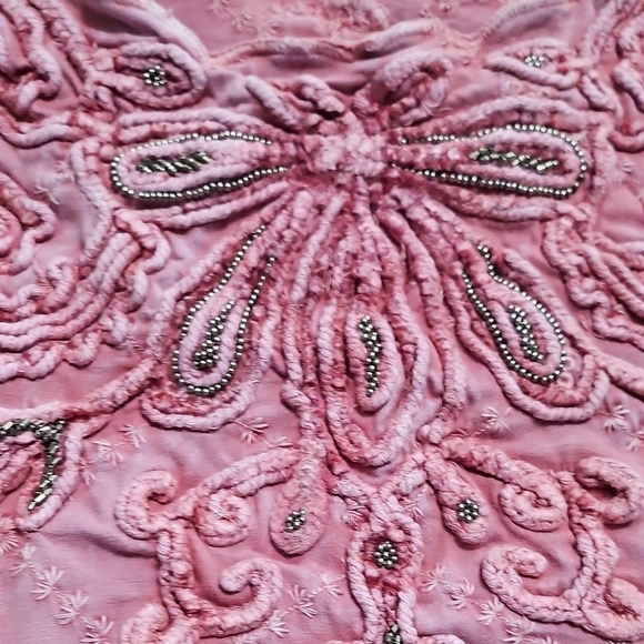 Soft Surroundings Pink Embroidered Top - Picture 4 of 8
